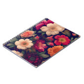 Tapete mit Blumenmuster Notizblock (Linke Seite)