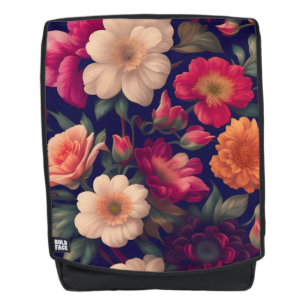 Tapete mit Blumenmuster Rucksack