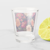 Tapete mit Blumenmuster Schnapsglas (Rückseite)