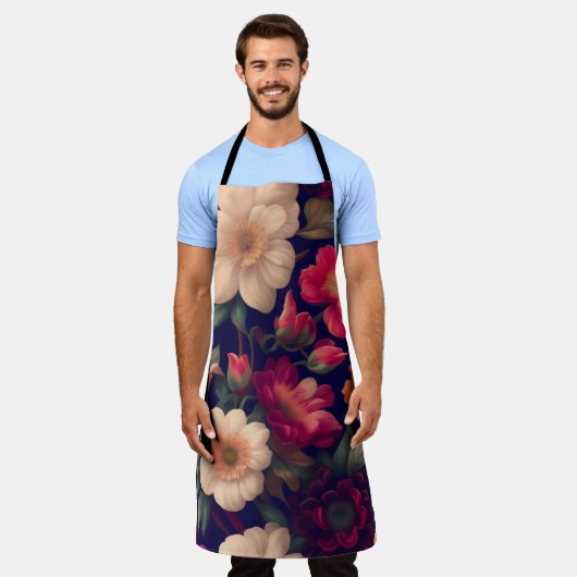 Tapete mit Blumenmuster Schürze (Getragen)