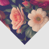 Tapete mit Blumenmuster Seidenpapier (Ausschnitt)