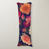 Tapete mit Blumenmuster Seitenschläferkissen (Vorderseite Vertikal)