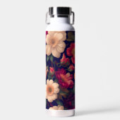 Tapete mit Blumenmuster Trinkflasche (Vorne)