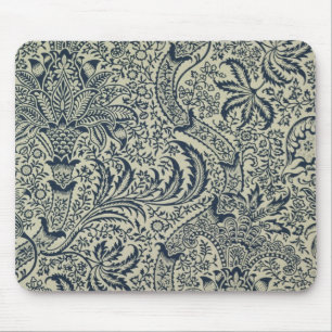 Tapete mit Marineblau-Meerespflanzeartentwurf Mousepad