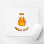 Tapete para Ratón con Logo Sol Brillo Sola | Mouse Mousepad (Mit Mouse)