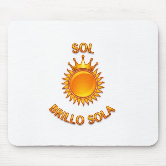 Tapete para Ratón con Logo Sol Brillo Sola | Mouse Mousepad (Vorne)