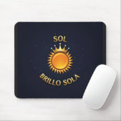 Tapete para Ratón con Logo Sol Brillo Sola | Mouse Mousepad (Mit Mouse)