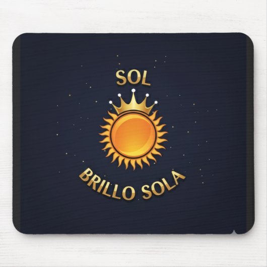 Tapete para Ratón con Logo Sol Brillo Sola | Mouse Mousepad (Vorne)