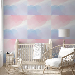 Tapete Pastel Watercolor Wash Wallpaper - Weiche S