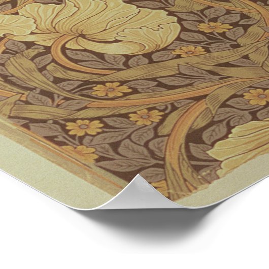 Tapete "Pimpernel", 1876 Poster (Ecke)