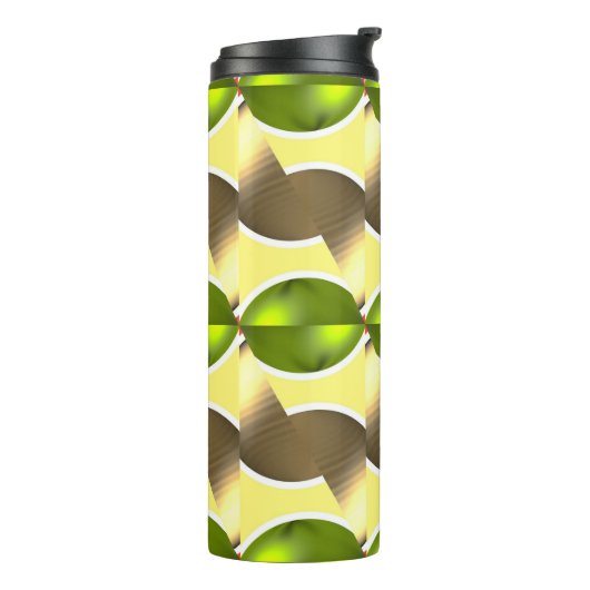 Tapete-Retro Thermosbecher (Nach links gedreht)