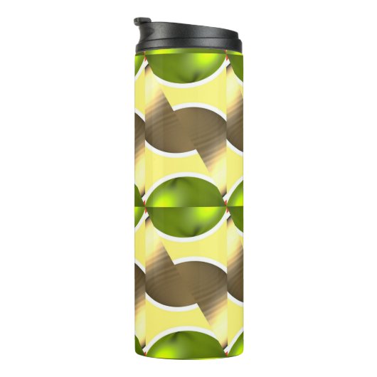 Tapete-Retro Thermosbecher (Nach rechts gedreht)