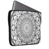 Tapete Rosette mandala Laptopschutzhülle (Vorne Rechts)