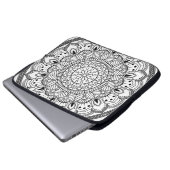 Tapete Rosette mandala Laptopschutzhülle (Vorne Knopf)