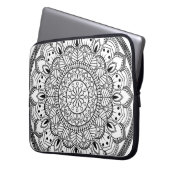 Tapete Rosette mandala Laptopschutzhülle (Vorderseite Links)