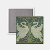 Tapete "Swan, Rush and Iris" Magnet (Vorderseite/Rückseite)