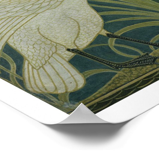 Tapete "Swan, Rush and Iris" Poster (Ecke)