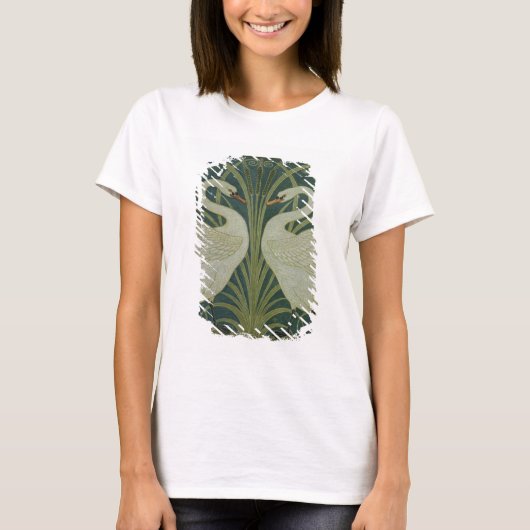 Tapete "Swan, Rush and Iris" T-Shirt (Vorderseite)