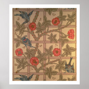 Tapete "Trellis", 1864 Poster