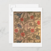 Tapete "Trellis", 1864 Postkarte (Vorne/Hinten)