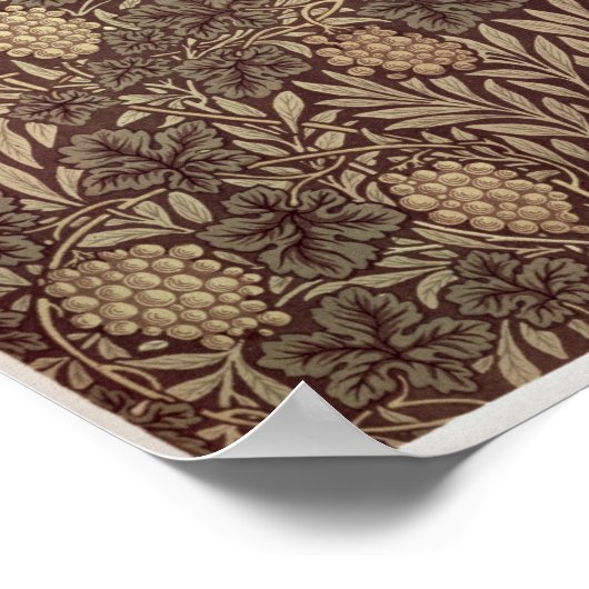 Tapete "Vine", 1873 Poster (Ecke)