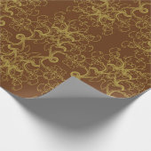 Tapete - Vintage barocke Darstellung Geschenkpapier (Ecke)