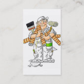 Tapeten-Aufhänger-Visitenkarte Visitenkarte (Rückseite)