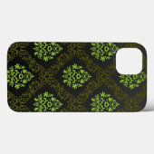 Tapeten-Blumengrün Case-Mate iPhone Hülle (Rückseite (Horizontal))