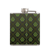 Tapeten-Blumengrün Flachmann (Rückseite)