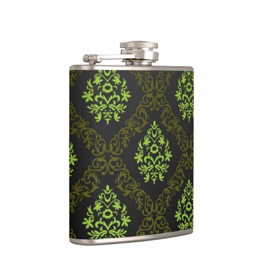 Tapeten-Blumengrün Flachmann (Rechts)