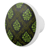 Tapeten-Blumengrün Keramikknauf (Rechts)