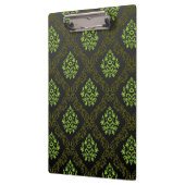 Tapeten-Blumengrün Klemmbrett (Links)