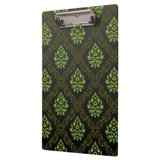 Tapeten-Blumengrün Klemmbrett (Links)