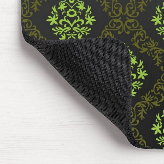 Tapeten-Blumengrün Mousepad (Ecke)