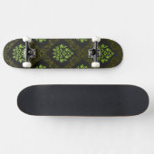 Tapeten-Blumengrün Skateboard (Horizontal)