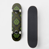 Tapeten-Blumengrün Skateboard (Vorderseite)