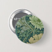 Tapeten-Muster-Probe mit Chrysantheme Button (Vorne & Hinten)