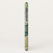 Tapeten-Muster-Probe mit Chrysantheme Case-Mate iPhone Hülle (Hinten/Links)