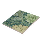 Tapeten-Muster-Probe mit Chrysantheme Fliese (Seite)