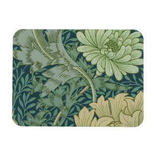 Tapeten-Muster-Probe mit Chrysantheme Magnet