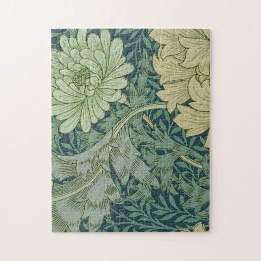 Tapeten-Muster-Probe mit Chrysantheme Puzzle (Vertikal)