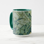 Tapeten-Muster-Probe mit Chrysantheme Tasse (Vorderseite Links)