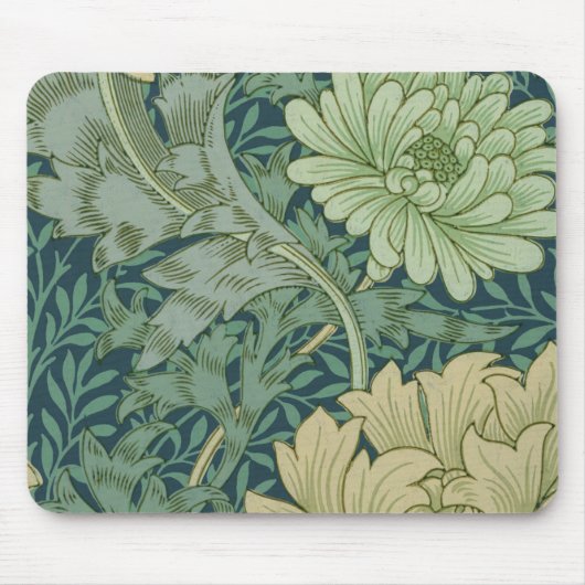 Tapetenmusterprobe mit Chrysantheme Mousepad (Vorne)