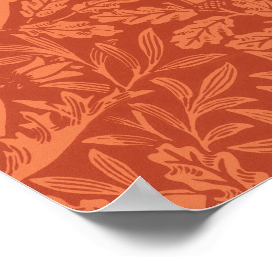 Tapetenschildkröten und Eichen Poster (Ecke)