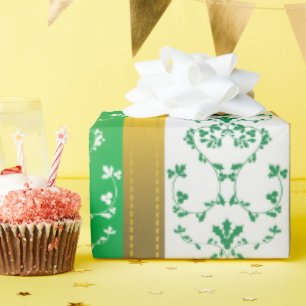 Tapetenstil Holly-Streifen Geschenkpapier
