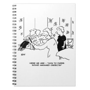 Tapezieren und Dekorieren Cartoon Notizblock