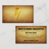 Tapezierte Archiv-Blitz-schnell Visitenkarte (Vorne/Hinten)