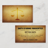 Tapezierte Archiv-legale Industrie-Visitenkarte Visitenkarte (Vorne/Hinten)