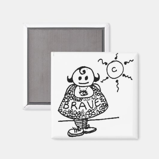 tapfer magnet (Vorderseite/Rückseite)