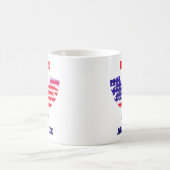 Tapfer Und Frei USA Kaffeetasse (Mittel)